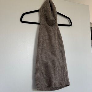 Dynamite halter Knit Turtleneck Sweater Shell in Taupe